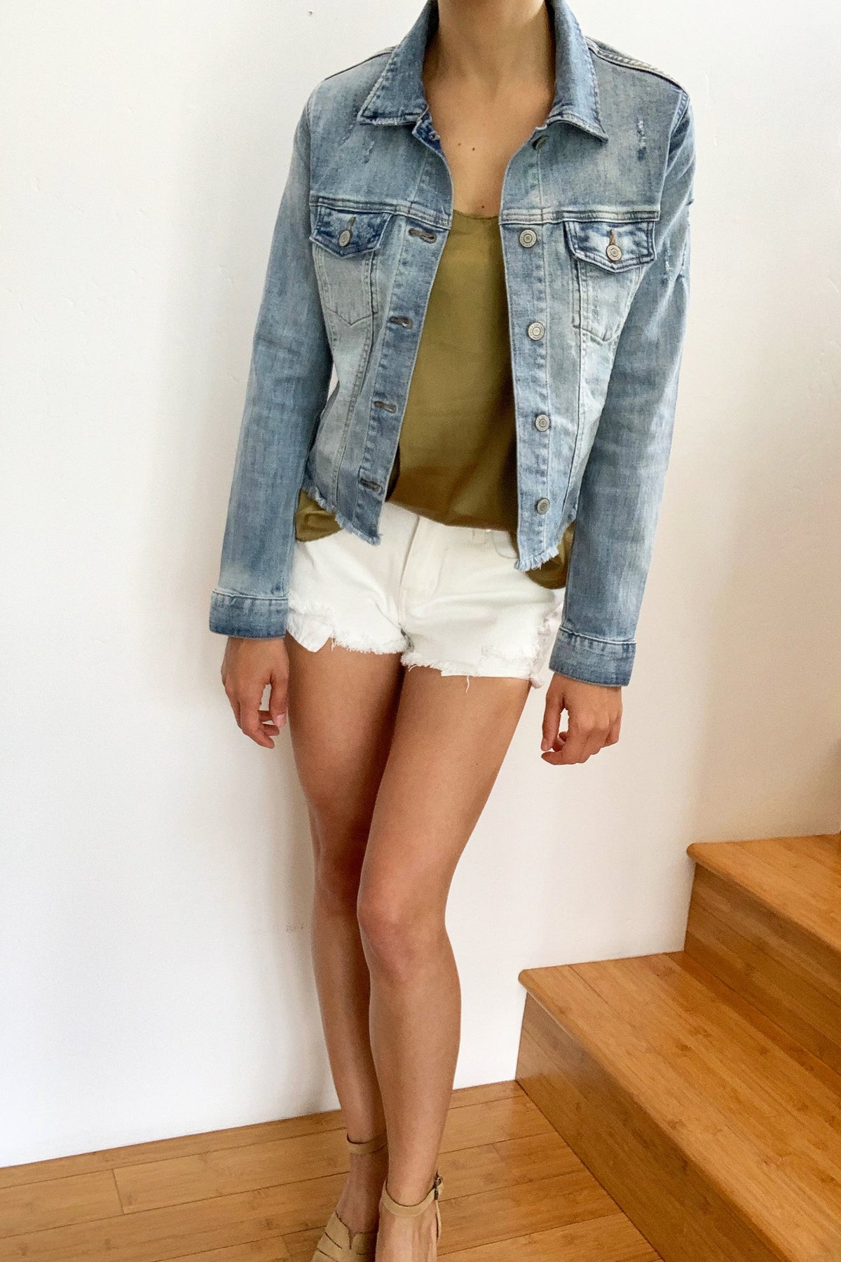 ジャケット・アウター ella selectshop denim oil cloth jacket